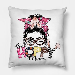 One Hoppy Mama Pillow