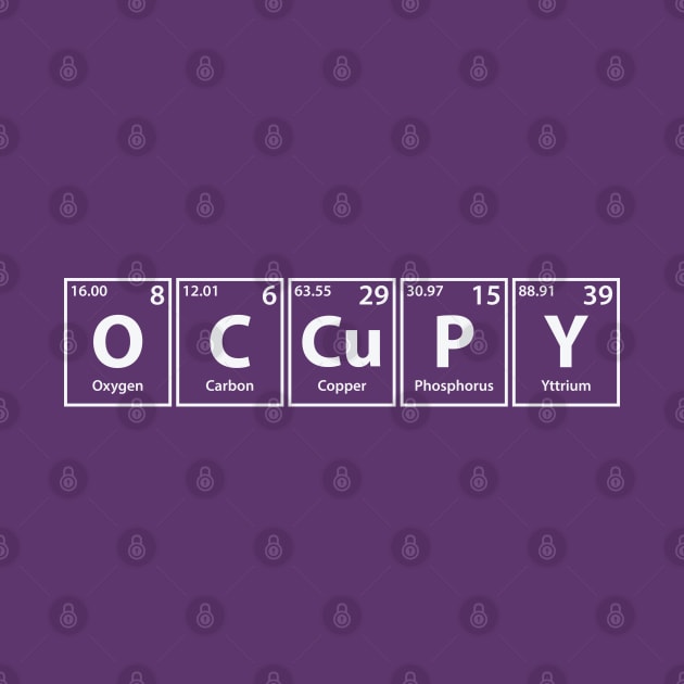 Occupy (O-C-Cu-P-Y) Periodic Elements Spelling by cerebrands