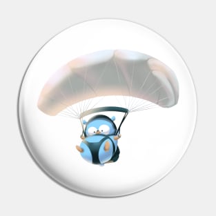 Gopher Mouse GO Parachute Pin