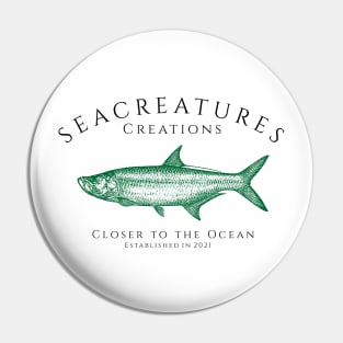 Tarpon Seacreatures Pin