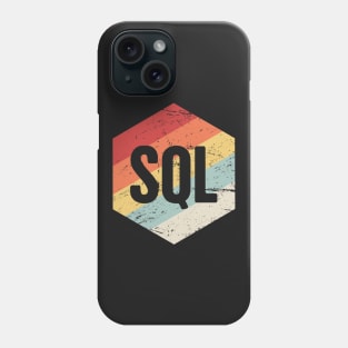 Retro SQL Programming Icon Phone Case