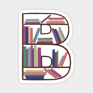 B Bookcase Magnet