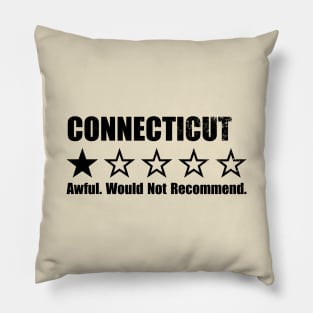 Connecticut One Star Review Pillow