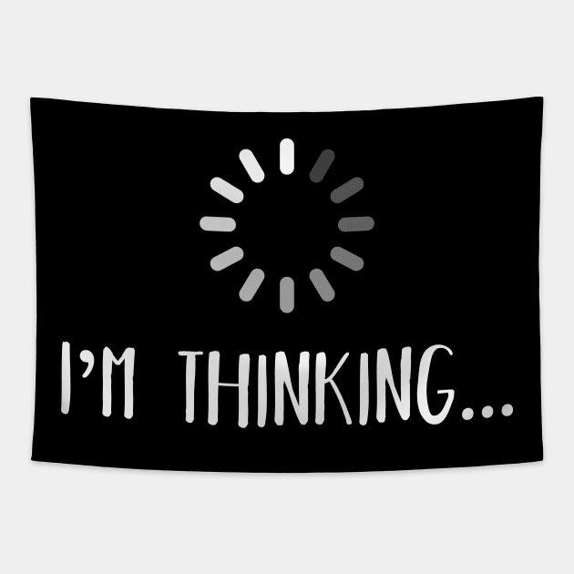 Im' thinking... (dark colors) Tapestry by JoakynRivas