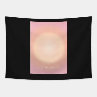 Positive Affirmation Pink Glow Aura Energy Tapestry