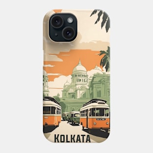 Kolkata India Vintage Tourism Travel Phone Case