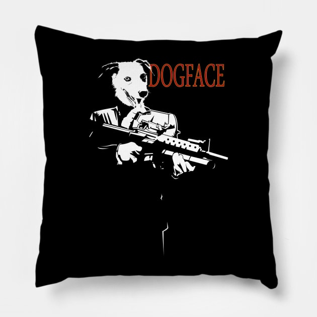 DOGFACE Pillow by Kongrills