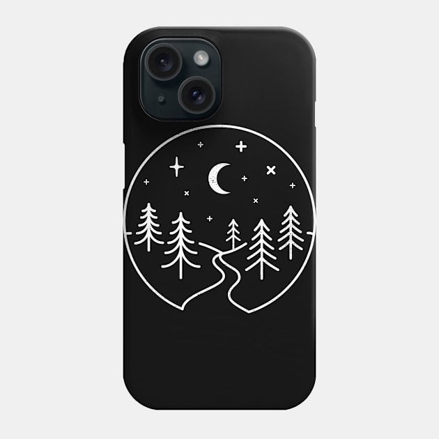 Alpine Night Phone Case by heavyhand