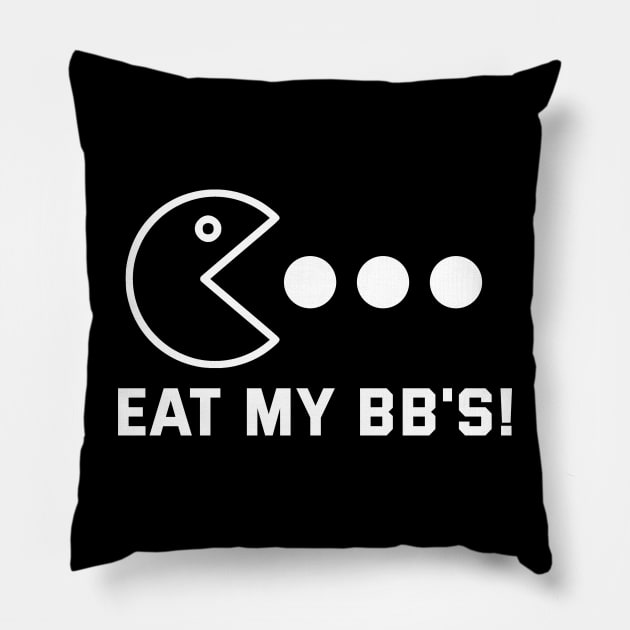 Eat my bbs Pillow by yukiotanaka