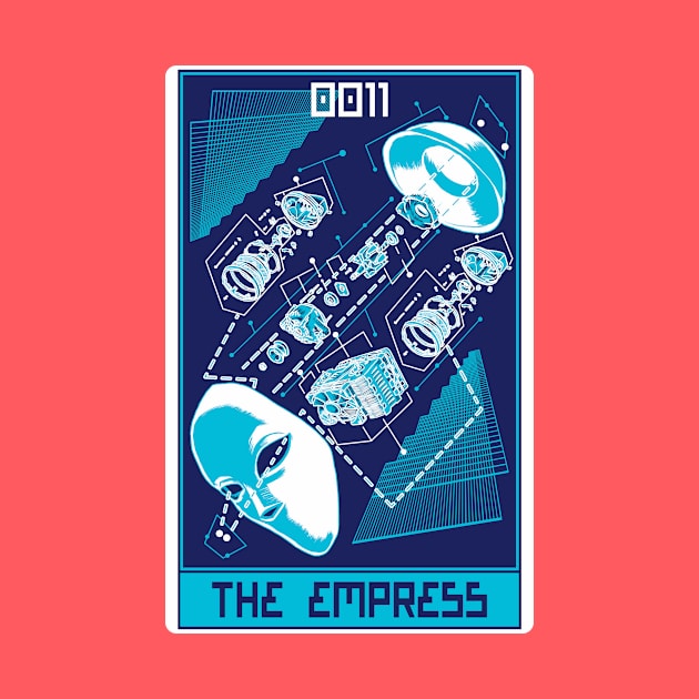 Robo Tarot: The Empress by PeterTheHague