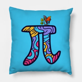 Happy Pi Day - Pi Symbol Vector Art Pillow