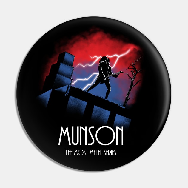 Munson The Most Metal Series - Eddie Munson Pin by wookiemike