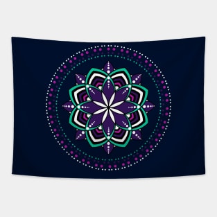 Cosmic Mandalas Kaleidoscope Tapestry