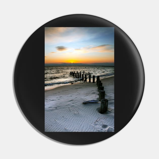 Sunset on Lake Michigan Pin by TTDean