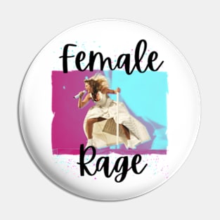 Taylor Swift Singing Female Rage TTPD Who's Afraid of Lil Ol Her Pin