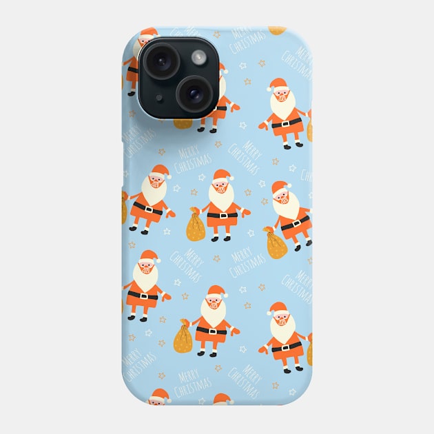 Coronavirus Christmas Santa Phone Case by Sandra Hutter Designs