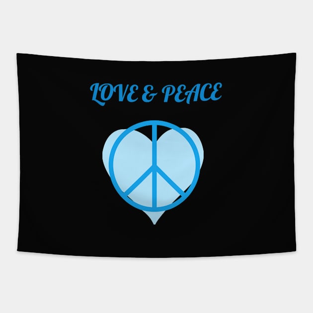 LOVE & PEACE Tapestry by zzzozzo