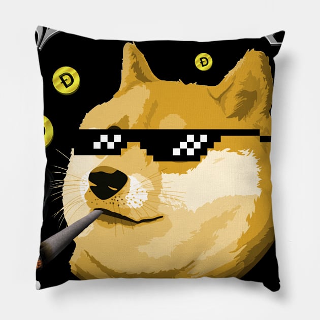 Doge Life Pillow by Punksthetic