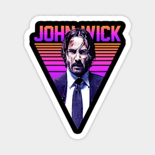 John wick Retro Magnet