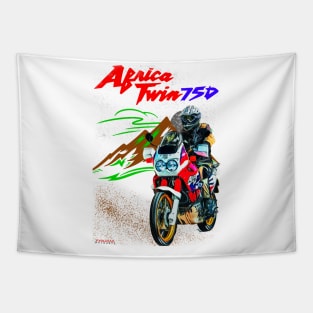 Africa twin mountains 750 Tapestry