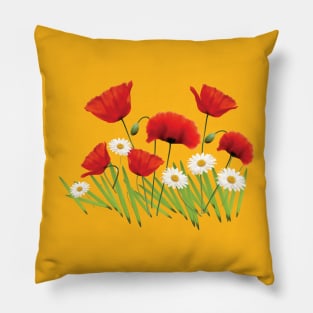 Poppies Pillow