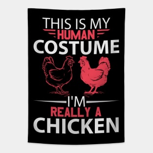 Human Costume, I'm Really a Chicken Tapestry