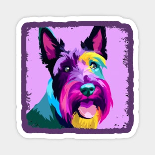 Scottish Terrier Pop Art - Dog Lover Gifts Magnet