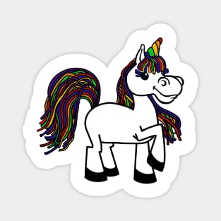 Rainbow unicorn Magnet