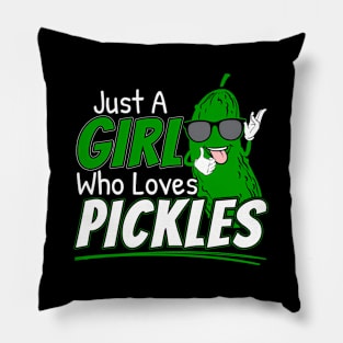 Just A Who Loves Pickles Pillow