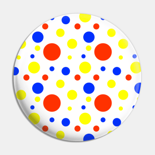 Primary Colors Polka-dots. Pin