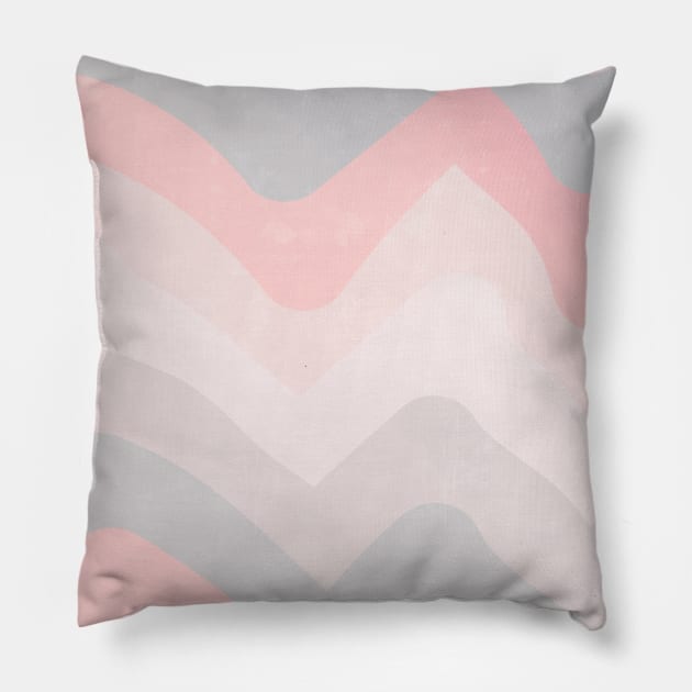 Vintage-Baby / Pastel Waves Pillow by matise