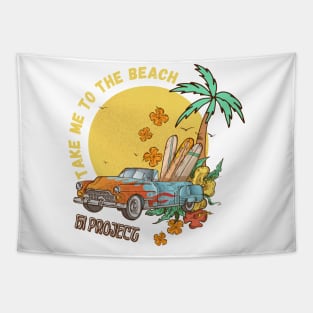 Take Me To The Beach Tapestry