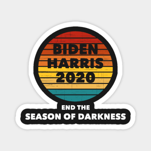 Biden Harris 2020 DNC Speech End The Season of Darkness Magnet