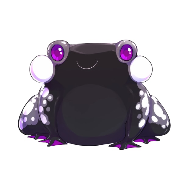 ACE FLAG FROG by SmalltimeCryptid