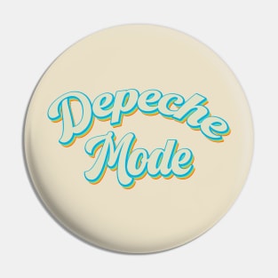 vintage color depeche mode Pin