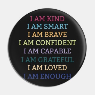 I Am Enough Pin