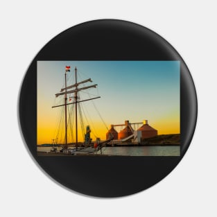 Sunset, sails and Silos Pin