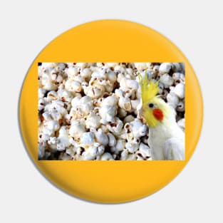 popcorn cockatiel Pin