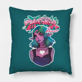 Monster Heart Pillow