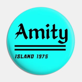 AMITY ISLAND 1975 Pin