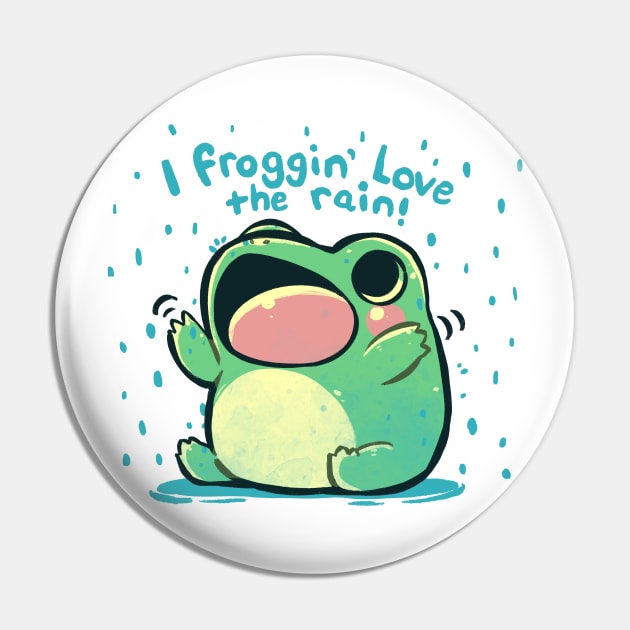 Froggin Love the Rain Pin by TechraNova