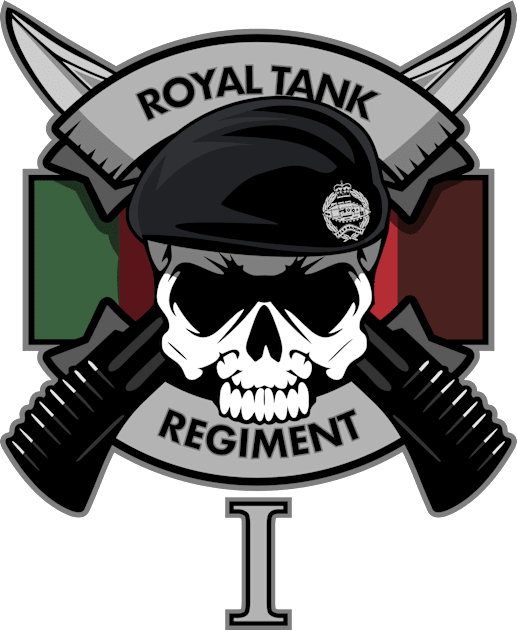 1st Royal Tank Regiment Kids T-Shirt by TCP