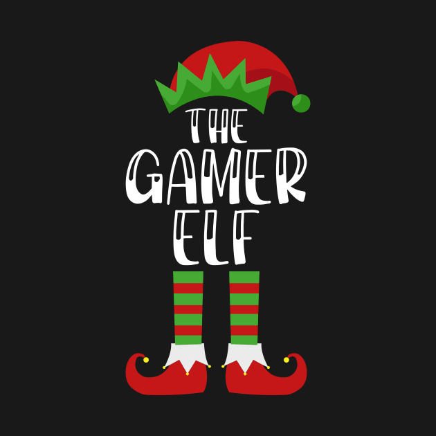 The gamer Elf Funny Family Party by albaley