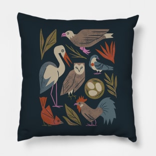 Bird Friends Pillow