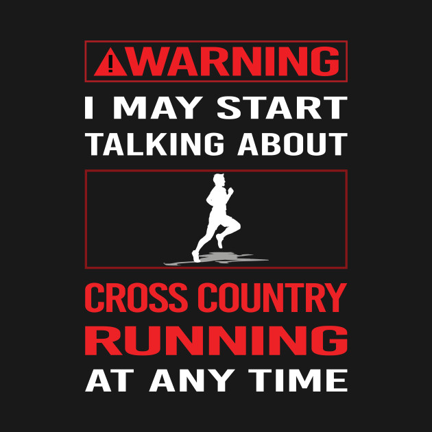 Disover Red Warning Cross Country Running XC - Cross Country - T-Shirt