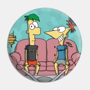 Phineas & Butthead Pin