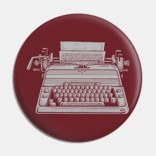 All Work And No Play... The Shining Typewriter Pin