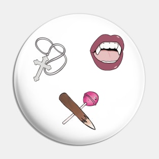 Buffy Slayer Things Print Pin