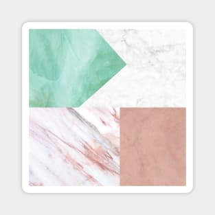 Abstract pastel marble pattern Magnet