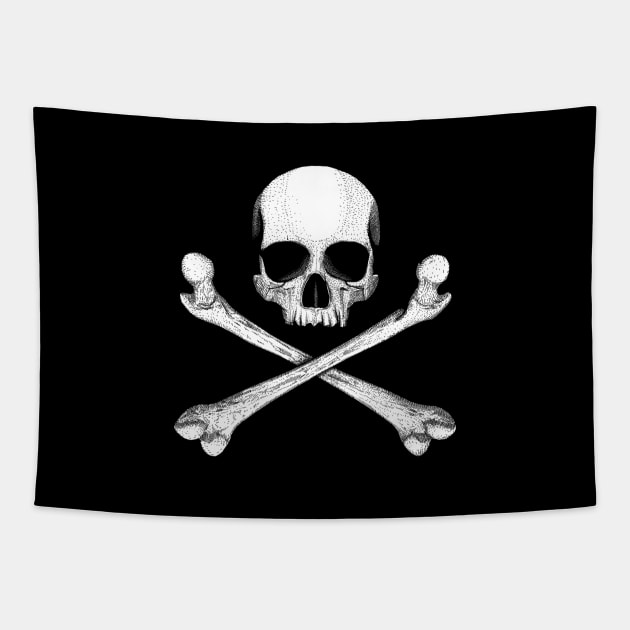 Jolly Roger - Crossbones Tapestry by GAz